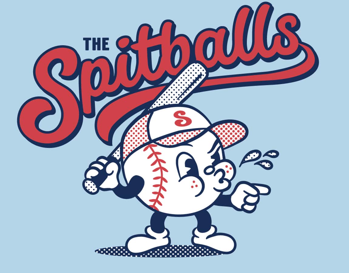 Spitballs t-shirt design