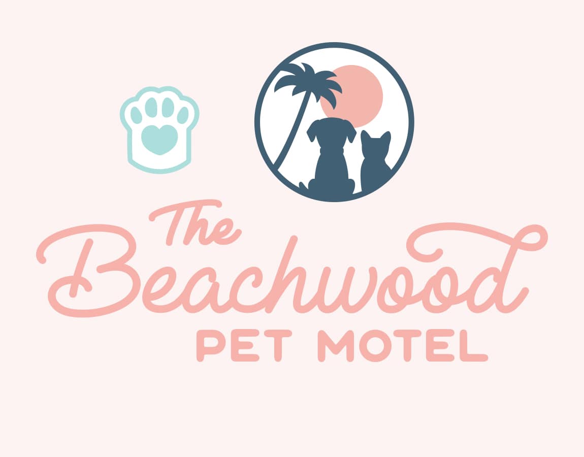 Beachwood Pet Motel alternative logo design
