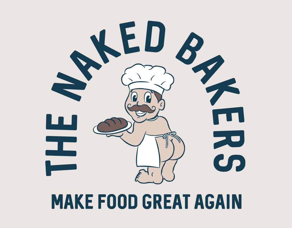 Naked Bakers logo design