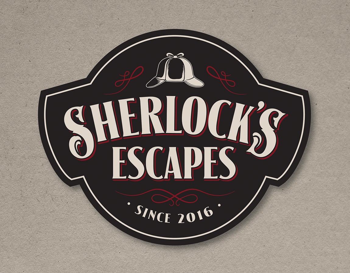 Sherlock's Escapes logo design