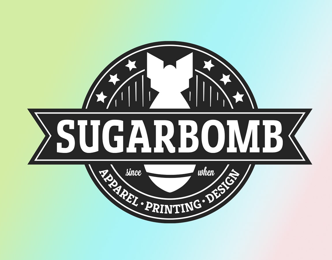 Sugarbomb logo design